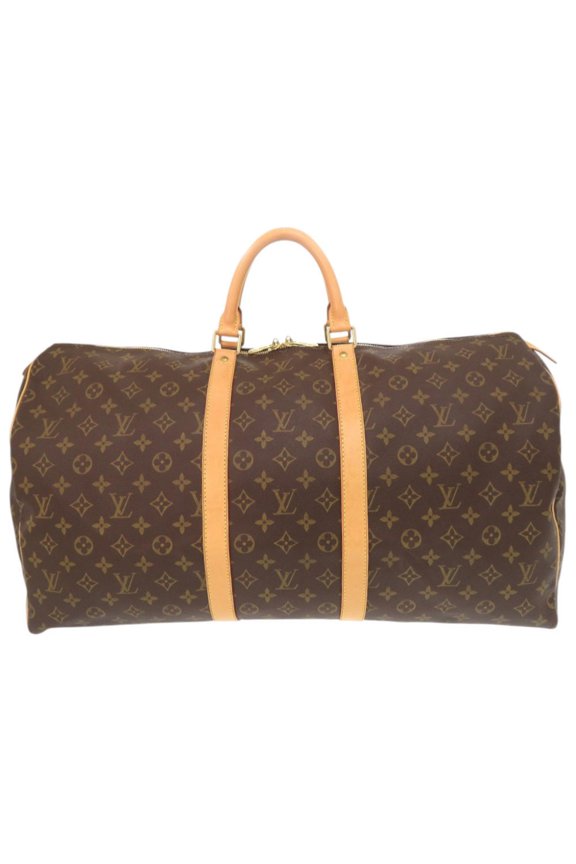Pre-Owned Louis Vuitton Keepall 55 Monogram M41424 Brown Boston Bag 0534 LOUIS VUITTON (Good)