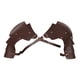 thumbnail image 1 of Qarigey Capa de arnés de pecho para adultos para fiesta de disfraces de Halloween conjuntos de ropa Marron oscuro, 1 of 1