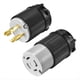 thumbnail image 1 of Conector Macho/Hembra NEMA L15-30P/30C, 30 A, CA 250 V, 3 , 4 Cables, Conexión A , Bloqueo por ., 1 of 7