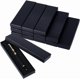 thumbnail image 1 of Caja de regalo para bolígrafos negros con esponja, 18 unidades, 6,9 x 2 x 0,85 pulgadas, vacía, larga, de cartón, para joyería, con cojín., 1 of 5