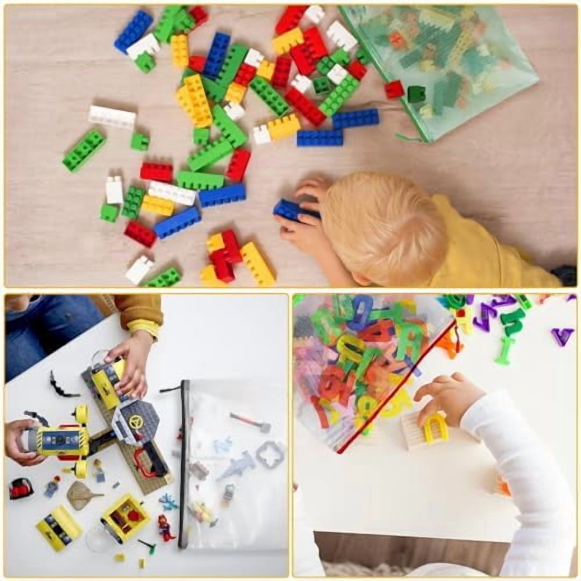 36pcs Large A4 Mesh Zipper Pouch File Bags Tekola Reusable Zippered Pouches for Organizing Classroom, Board Game Storage, Puzzle Bags