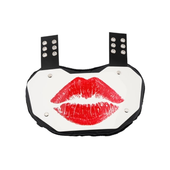 funtasica American Football Back Plate Football Gear Adults Foam Padding Impact Protection Lower Backplate for Shoulder Pads 25.5cmx25cm