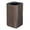 Brown, variant on 3.1 Gallon Square Trash Can, Open Top Metal Garbage Can with Removable Liner Bucket, for Living Room, Office, Hotel Commercial Use