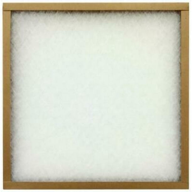 1PK 8" x 24" x 1" EZ Flow II Spun Fiberglass Disposable Furnace Filter