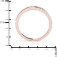 thumbnail image 6 of JewelMore 1/4ct TDW 14k Diamond Anniversary Band (H-I, I2-I3) White Gold, Yellow Gold & Rose Gold, 6 of 8