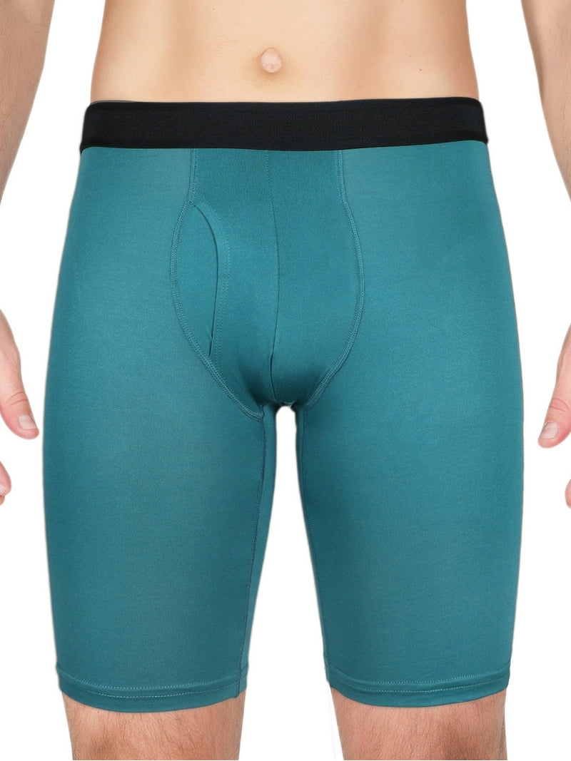 Athletic Works Men's Quick Dry Stretch Boxer Briefs Pack S Teal