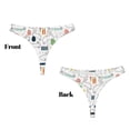thumbnail image 3 of Fotbe Easter Rabbit Tanga Sin Costuras para Mujer con Estampado – Panties Invisibles, Transpirables y Cómodos para Uso Diario-X-Small, 3 of 6
