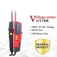 thumbnail image 2 of Digital Voltmeter UT18B UT18D AC DC Voltage Continunity Tester 690V LCD Display 3 Phase Sequence RCD Electrical Tester ,Accurate Testing, 2 of 7