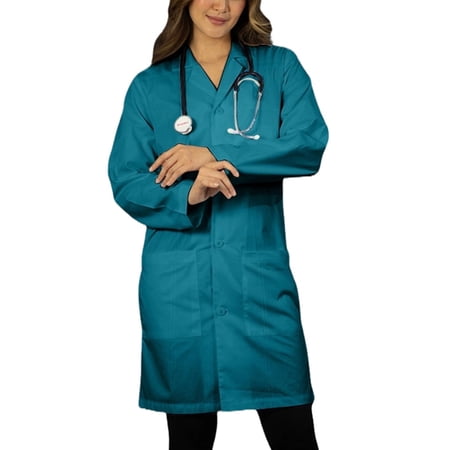 Panda Uniform by HeedFit Women’s Medical Lab Coat 36 – 9XL Teal