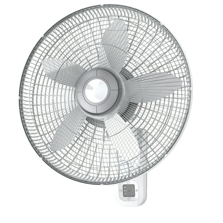

KALMTE 18” wall-mounted fan oscillating 3 speeds remote control