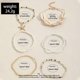 thumbnail image 3 of Pack of 7 Fashion Ocean Charm Bracelet Beads Bracelet Set Suitable for Youthful Women and Fashion Enthusiasts Present, 3 of 5