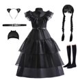 thumbnail image 1 of Conjunto de collar con corona para niños, accesorios de vestir negros iguales a los de la ropa de cosplay, 1 of 6