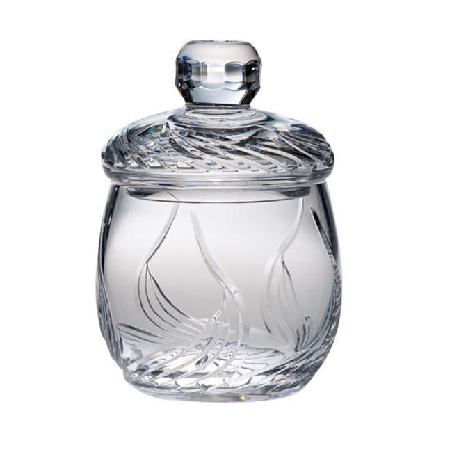 Majestic Gifts C618FL Crystal Cookie Jar, 8.25 in.