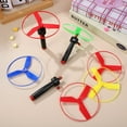 thumbnail image 5 of CHUANK 1 Set Propeller Toy Pull String Flying Toys Flying Saucers Toy Outdoor Toys Interactive Training Toy, 5 of 5