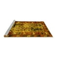 thumbnail image 2 of Ahgly Company Machine Washable Indoor Square Persian Yellow Traditional Area Rugs, 5' Square, 2 of 4