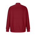 thumbnail image 5 of safuny Men's Stand Collar Sweatshirts Half Zipper Loose Shirts Big&Tall Fashion Long Sleeve Tops Solid Color Pullover Workout Casual Red S, 5 of 6