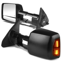 DNA Motoring For 07-16 Toyota Tundra Telescoping Towing Side Mirror Pair w/Powered heated LED Signal