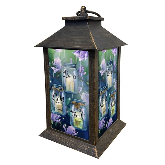 Briarwood Lane Spring Lantern 13.5" x 5.5" x 5.5" Be a Light To the World For Spring Lantern