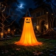 thumbnail image 4 of Orangide Halloween Ghost Lamp 47 Inch Tall Glowing Ghost Decoration for Yard Garden Party Outdoor Courtyard Spooky Halloween Light, 4 of 7