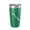 Green, variant on Saylorville Lake Map Tumbler Travel Mug Insulated Laser Engraved Coffee Cup Des Moines Iowa 20 oz Light Blue