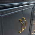 thumbnail image 4 of 37 in. Single Wooden Vanity  Dark Gray Black Galaxy Round Left Door.Left Sink, 4 of 16