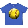 thumbnail image 3 of Inktastic Yellow Softball Boys or Girls Toddler T-Shirt, 3 of 5