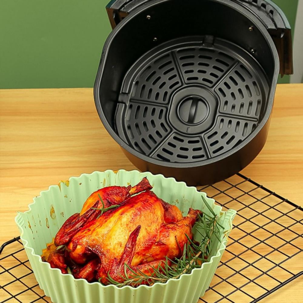 MOSWIND Air Fryer Silicone Basket - Food Safe Air Fryer Silicone Pot