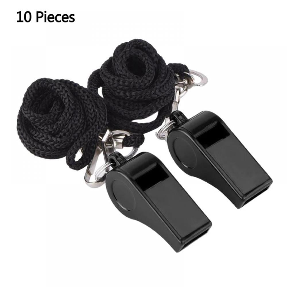  Fox 40 Classic Official Whistle with Break Away Lanyard  (Black) : Coach And Referee Whistles : Sports & Outdoors