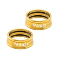 thumbnail image 4 of koolsoo 2x Bike Handlebar Locking Rings Waterproof Aluminum Frame Sleeves Handle Aureate 25.4mm, 4 of 9