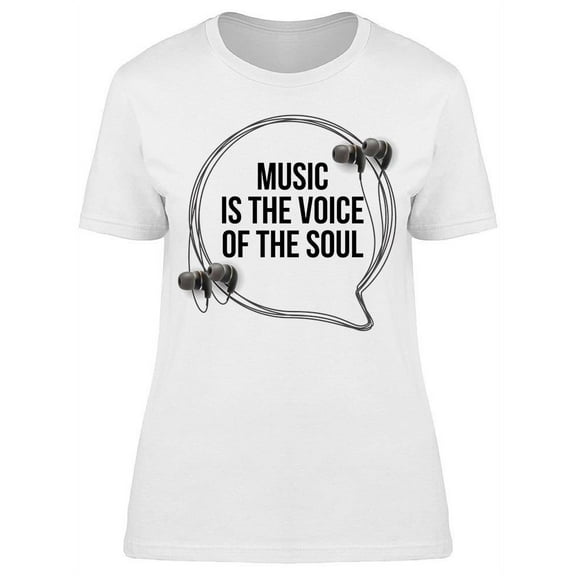 Music Voice Of The Soul T-Shirt Women -Image by Shutterstock, Female Medium