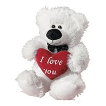 Plush Valentine Polar Bear - Toys - 1 Piece