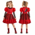 thumbnail image 5 of Descendant4 Halloween Costume Red and Chloe Princess Dress Movie Character Role Play Halloween Cosplay Dress Up Outfits Set for Carnival,Size 130, 5 of 9