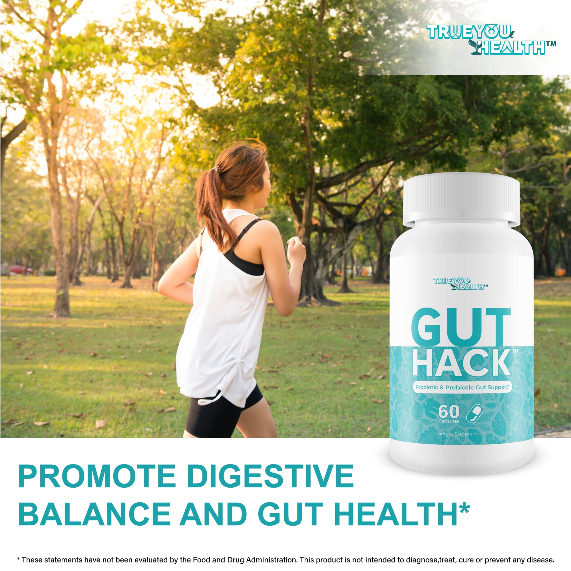 Gut Hack - Our Best Probiotics for Gut Health - Women & Men Probiotics and Prebiotics - Gut Restore Probiotic - Proprietary 11 Strain Probiotic Formula with Vitamin D & Zinc for Deep Immune Support