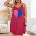 thumbnail image 6 of Censtreet Nightgowns for Women Sleeveless Sleepwear Wide Strap Sleep Shirt Printed Tank Sleepshirt S-XXL, 6 of 6