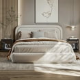 thumbnail image 3 of Gymax Set of 2 Accent End Table 2-Tier Sofa Side Table Nightstand w/ X-Shaped Frame Espresso, 3 of 9