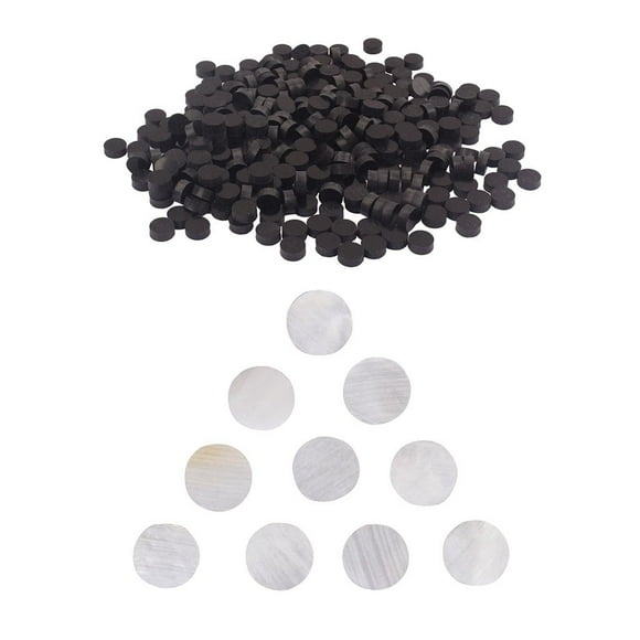 300 Piezas Incrustación De Puntos Fingerboards Dots Para Principiantes Shamjiam Diapasón para guitarra Dots Inlay