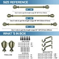 thumbnail image 4 of Urbanest Urn Single Curtain Rod and Hardware Set, 4 of 6