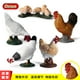 thumbnail image 1 of Miniatures Poultry Farm Animals Figures Model Cute Chicks Hen Turkey Cock Action Figure Figurines Collectible Educational ToysM-1013 He Qiyong unisex, 1 of 1