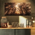 thumbnail image 1 of Picturesque Autumn Forest - Landscape Photography Canvas Print, 1 of 3