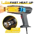 thumbnail image 2 of Pistola de calor DIAFIELD 1850 W de doble temperatura con 4 boquillas 250-500 L/min, 2 of 7