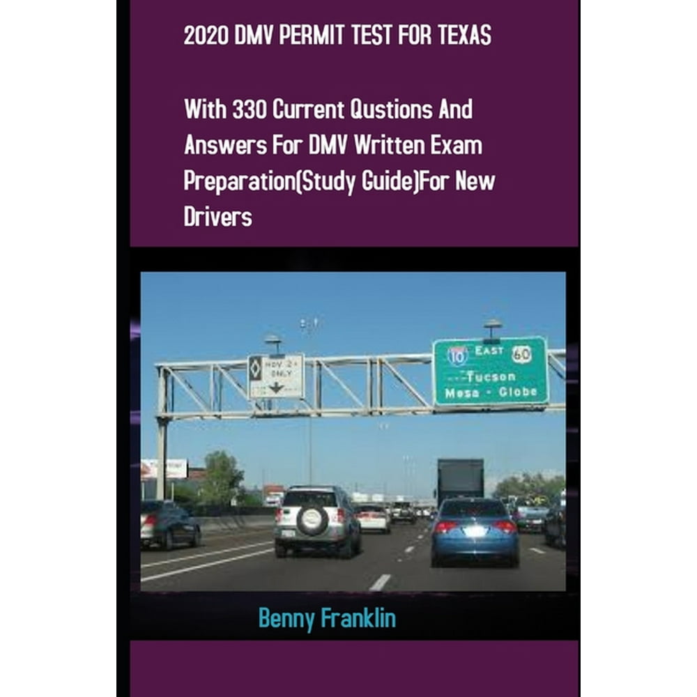 2020 DMV Permit Test for Texas With 330 Questions and Answers for DMV