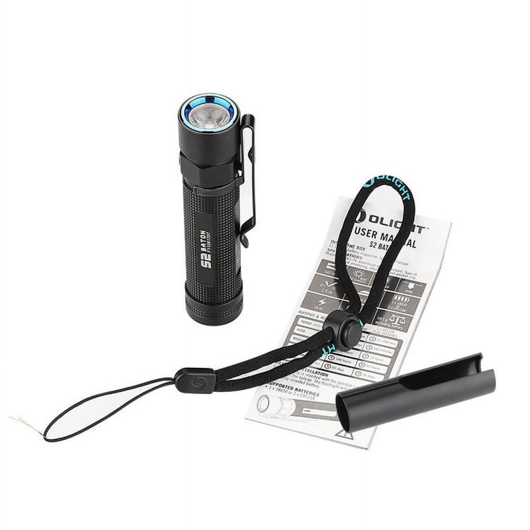 Torcia Professionale Olight S2 Baton Ricaricabile 950 Lumen 142 metri CREE  LED USB XM-L2 6