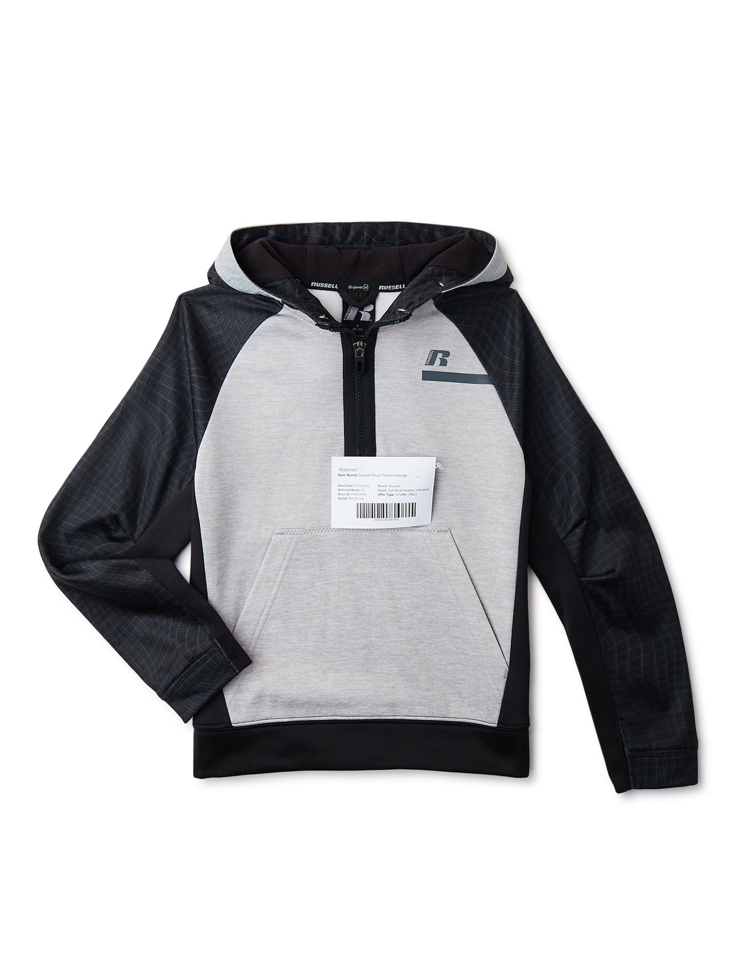 Russell Boys Tech Fleece Hoodie Sizes 4 18 Walmart