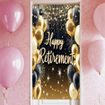 thumbnail image 6 of Decorative Balloons Happy Retirement Gold Accents Festive Design Banner for Retirement Party Indoor Celebration Event Decoration, 6 of 9