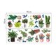 thumbnail image 5 of Pegatina de pared de plantas en maceta, película adhesiva decorativa, pegatina de pared, decoración de pared para sala de estar, dormitorio, oficina TUNC Sencillez, 5 of 5