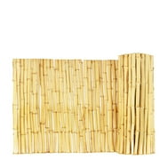 Backyard X-Scapes Natural Bamboo Fencing Garden Screen Rolled Fence Panel 1 in D x 3 ft H x 8 ft L