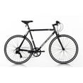 thumbnail image 3 of Wonder Wheels Road Bike 700C 53Cm Aluminum Frame Matte Black, Shimano Tx-35 7 Speed Alloy Black Rims, Black Spokes 700C*1.5*14G*32H Tire: Black, - Matte Black & Black, 3 of 5