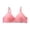 Pink, variant on Super Froncé Doux Et Confortable Sans Armatures Soutien Gorge Push Up Pour Femme De Sport Soutien Gorge Sans Armatures Sports Bra with Support, Size 40