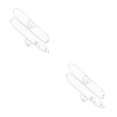 thumbnail image 2 of braveheart Travel Portable Toothbrush Storage Box Plastic Lightweight Clear Toothbrush Holder Organizer Case by clear 2Set, 2 of 6