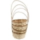 thumbnail image 3 of Cesta de picnic tejida de bambú de 4 piezas, práctica cesta para flores, cesta de almacenamiento para el hogar, 3 of 5
